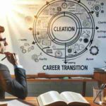 Navigating Career Transitions with the Clarity-Action Loop: A Comprehensive Guide, Concept art for illustrative purpose, tags: die - Monok